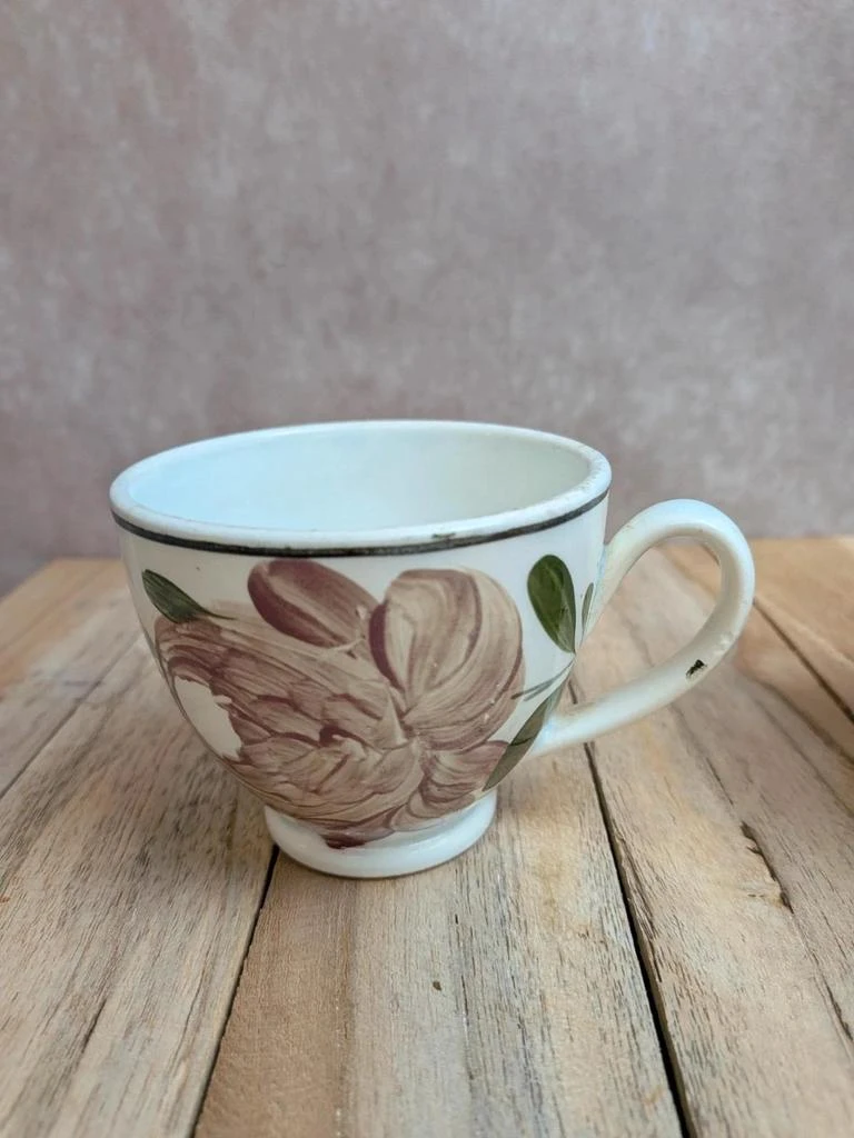 Lot van 2 oude ijzeraarde mokken Creil et Montereau – 19e – photo 2